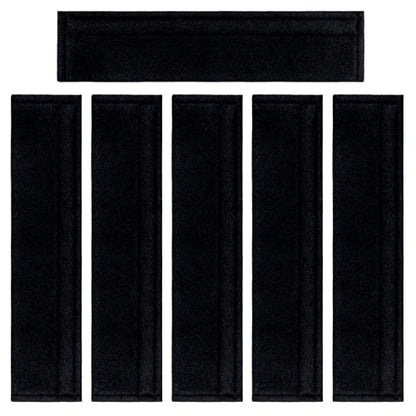 6PCS Car Seat Belt Covers, Soft Shoulder Strap Pad for a More Comfortable Drivinger,Soft Car Safety Seatbelt Strap for Adults -Black