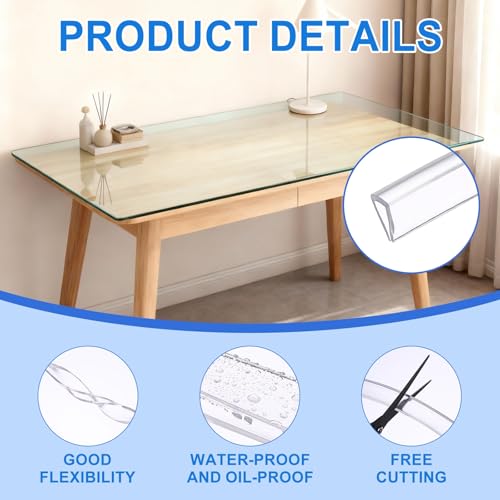uxcell Clear Edge Trim, 13.1Ft Silicone U Channel Edge Protector, Edges Guards Fits 3/16"-1/4" for Car Doors Sheet Metal Parts (3/8" W x 9/16" H) - size: 13.1Ft x 3/8" x 9/16", Fits 3/16"-1/4"