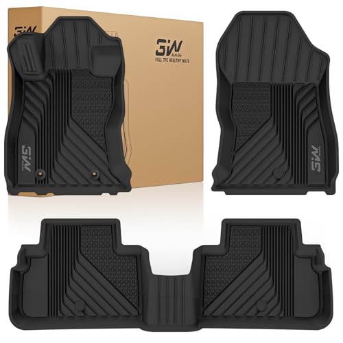 3W Floor Mats for Subaru Forester 2019-2023 2024, Custom Fit TPE All Weather Floor Liners, 1st & 2nd Row Full Set Car Accessories - size: 2.For Subaru Forester | 19-24 | 1st & 2nd Row