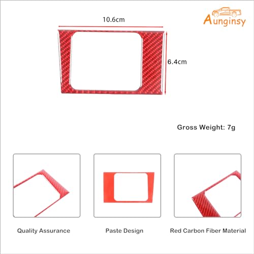 Car Center Control Brake Gain Switch Decorative Frame Sticker Compatible with Toyota Tundra/Sequoia 2022-2024 Real Carbon Fiber Brake Gain Switch Panel Protect Cover Trim Sticker Interior Accessories - size: Brake Gain Switch Trim