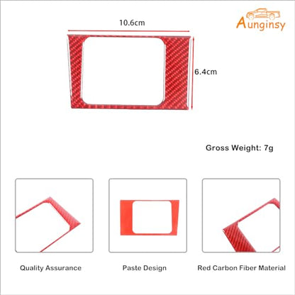 Car Center Control Brake Gain Switch Decorative Frame Sticker Compatible with Toyota Tundra/Sequoia 2022-2024 Real Carbon Fiber Brake Gain Switch Panel Protect Cover Trim Sticker Interior Accessories - size: Brake Gain Switch Trim