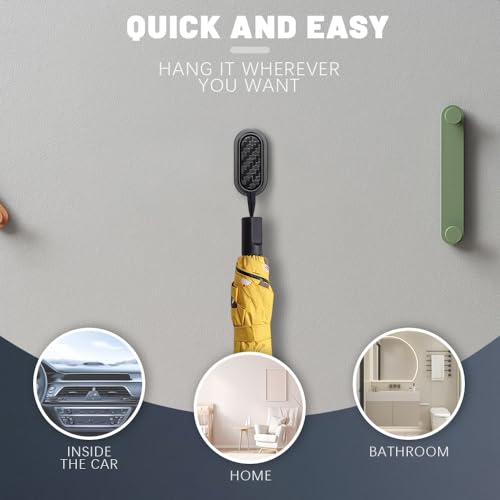 4PCS Car Mini Hook, Multifunctional Auto Backseat Hangers, Self-Adhesive Wall Hanging Hooks, Vehicle Interior Accessories Universal Hook Stickers for Key, Mask, Earphone, Charging Cable