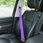 Amooca Soft Automotive Seat Belt Cover Seatbelt Shoulder Pad Neck Protector Cushions Universal Fit SUV Trucks Backpack Violet Extra Long 25.6in - color: Purple, size: 25.6in-1pc