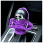 OFBAND Funny Car Gear Shift Cover,Cute Car Gear Shift Hoodie as Christmas Cars Decorations,Universal Soft Shifts Knob Cover Protects from Wear & Dust (Purple) - color: Purple