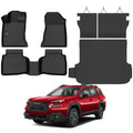 Floor Mats Custom for Subaru Outback 2026 Trunk Mat with Backrest Mat All Weather TPE Full Set Liners Cargo Protector for Outback 2026 Accessories, Black - size: For Subaru Outback 2026