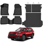 Floor Mats Custom for Subaru Outback 2026 Trunk Mat with Backrest Mat All Weather TPE Full Set Liners Cargo Protector for Outback 2026 Accessories, Black - size: For Subaru Outback 2026