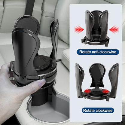 Car Cup Holder Expander, Cup Holder Extender Adapter with Expandable Arm and Adjustable Base, Compatible with Yeti Ramblers, Hydro Flasks, Stanley, Owala Most Coffee Mugs Bottles & Cups (CUP-T-1pack) - size: CUP-T-1pack