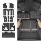Floor Mats Compatible with 2022-2025 2026 Kia Carnival 8 Seater MPV No Hybrid&Prestige Trunk Liner Cargo Liner Cargo Mat 2024 Carnival Accessories (Floor Mats+Trunk Mat+Backrest Mats) - style: For Kia Carnival 8-Seater | 2022-2026