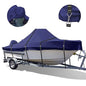 900D Heavy Duty Center Console Boat Cover, Windproof Full Metal Buckle Straps Boat Cover for Center Console Boat, fits 17'-19' Length, Beam Width up to 102" W (Navy) - color: Navy, size: 17'-19' Length , Beam Width up to 102" W