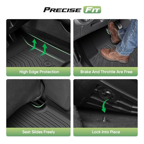 Cartist Floor Mats for Honda Prologue 2024 2025 2026, All Weather Cargo Liner for Prologue Accessories, Heavy Duty TPE Cargo Mats, Car Accessories - size: 4)Honda Prologue 24+ Full Set