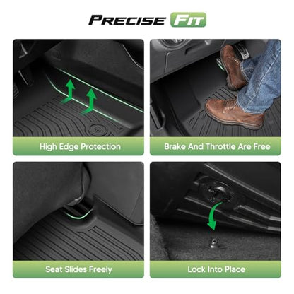 Cartist Floor Mats for Honda Prologue 2024 2025 2026, All Weather Cargo Liner for Prologue Accessories, Heavy Duty TPE Cargo Mats, Car Accessories - size: 4)Honda Prologue 24+ Full Set