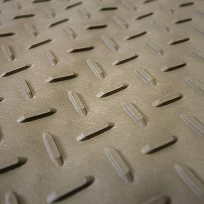 TLH Premium Trimmable Beige Vinyl Cargo Mat, Large Heavy-Duty Universal Fit Full Set, Trimmable Car Floor Mats, Climaproof™ Automotive Floor Mats for Most Sedan, Cars, SUV, Truck Floor Mats