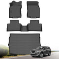 Floor Mats & Cargo Liner for Nissan Rogue Sport 2017-2022 (Only Fit Cargo Mat in Upper Position) All-Weather TPE Waterproof Full Coverage for Rogue Custom Fit Car Liners - style: 13) For Nissan Rogue Sport | 2017-2022 | Combo Set