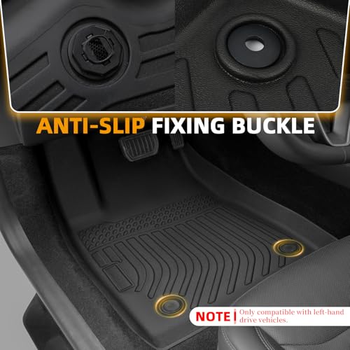 Floor Mats for Toyota Camry 2007-2011(ONLY Gas), NOT for Hybrid, Custom Fit Camry CE XLE SE LE Floor Mats, Front Rear Mats & Cargo Liner, TPE Anti-Slip Waterproof Duty Car Accessor - style: 10)2007-2011|Camry|Floor&Cargo Mats