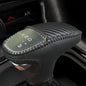 Leather Gear Shift Knob Covers for Dodge Charger Challenger 2015-2023 and Dodge Durango18-23,Carbon Fiber Leather Hand-Stitched Shifter Sleeve - color: Carbon Black Line