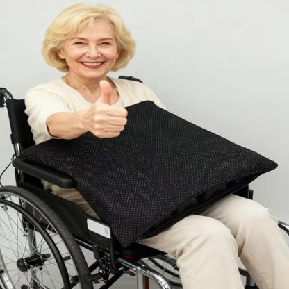 Inspiratory Cover air Cushion with Zippered Fabric Cover,Chair pad,Wheelchair Matress,Anti Bedsore,Elderly Matress,Relieve Driver and sedentary Individuals Stress and Pain,Pressure Relief Cushions.