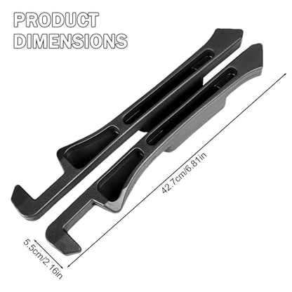 2 Pack Car Seat Gap Filler Organizer – Universal Fit Side Seat Gap Blocker & Storage Box for Cars, SUVs & Trucks, Prevents Items from Falling Between Seats