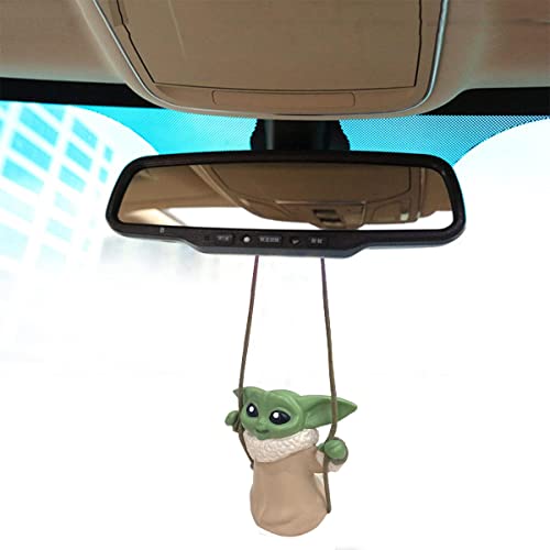 Hanging Accessories,Car Mirror Hanging Accessories,car Decoration Charm Pendant,Car Mirror Suspension Decoration Charm - color: Yoda-a