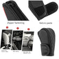 Cxtiy Gear Shift Knob Cover PU Leather Car Stick Shift Knob Cover Universal Fit for Most Cars, Non-Slip Gear Shifter Protector, Stylish Gear Shift Hoodie (Beige) - color: Beige
