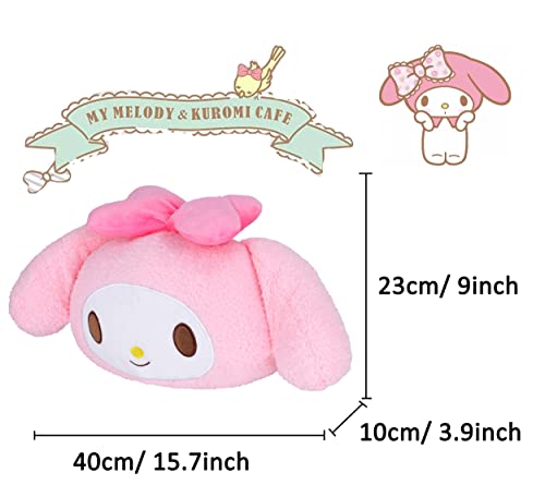 Roffatide Anime Melody Cartoon Car Neck Pillow 1 Pcs Plush Auto Head Neck Rest Cushion for Chairs, Recliners, Driving Seats Pink (LYS10103) - color: B 1 Pc Car Neck Pillow