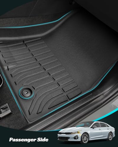 for KIA K4 2025 2026 (Not Fit for Hatchback) Floor Mats Cargo Liner LX LXS EX GT-line Turbo All Weather Season Car Interior Soft Rubber Trunk Carpet Automotive Accessories Black 4PCS
