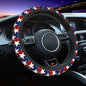 4th of July Steering Wheel Covers Non Slip Neoprene Universal 15 Inch Steering Wheel Protector Car Cover for Men Women - color: 4th Of July
