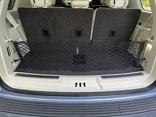 Envelope Style Automotive Elastic Trunk Mesh Cargo Net for Lincoln Navigator 2018-2026 - Premium Trunk Organizer and Storage - Luggage Net for SUV- Best Car Organizer for Ford Expedition