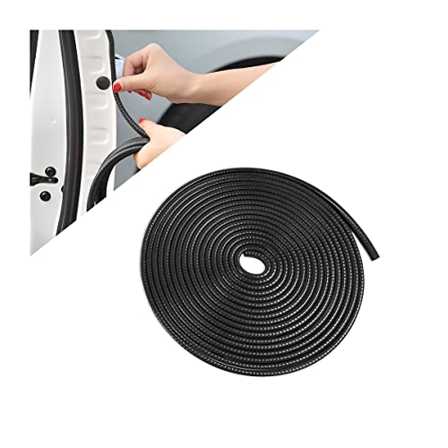 Car Door Edge Guards, 32FT Universal Rubber Seal Protector U Shape Edge Trim, Black - color: Black, size: 32FT
