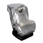 J.L. Childress Cooling Car Seat Heat Shield & Sun Shade Cover - Heat Protector & Cooler for Baby Car Seat, Reflective Summer Protection, Travel Accessories, Blocks UV Rays - Silver