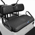 EZGO Seat Covers, Golf Cart Seat Covers for EZGO TXT 1994-2013 and EZGO RXV OEM Ordinary Seat Thick Marine Leather Custom Diamond Comfortable/Anti-Scratch/Anti-Fading/Easy to Install - style: Fit EZGO TXT Front Seat