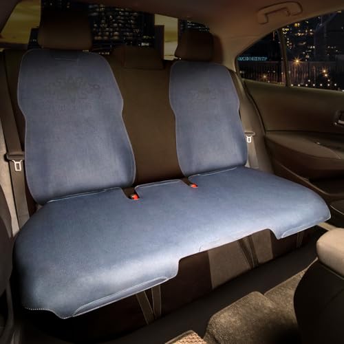 Protex Plus Series Full Set Seat Covers Microsuede Upholstery Universal for Cars Trucks SUV, Navy Blue, CA-SC-PRO-Plus-Full-NB - color: Navy Blue, size: Full Set, style: Pro-Plus Series