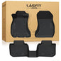 LASFIT Floor Mats for Subaru Crosstrek 2016-2017/XV Crosstrek 2013-2015/Impreza 2012-2016/WRX 2015-2021,Custom Fit TPE All Weather Floor Liners 1st & 2nd Row for Subaru Car Mats, Black - size: 4)For Subaru Crosstrek | 2013-2017