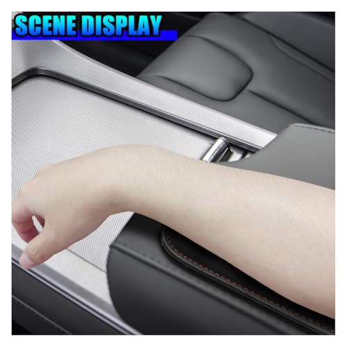 2PCS Car Door Armrest Pads, Soft Leather Memory Foam Car Knee Cushion Pad for Elbow Leg Support, Comfort Automotive Center Console Arm Rest Pillow Knee Pads Universal for Most Cars (Black)