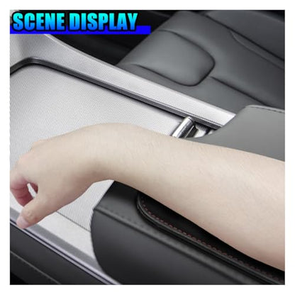 2PCS Car Door Armrest Pads, Soft Leather Memory Foam Car Knee Cushion Pad for Elbow Leg Support, Comfort Automotive Center Console Arm Rest Pillow Knee Pads Universal for Most Cars (Black)