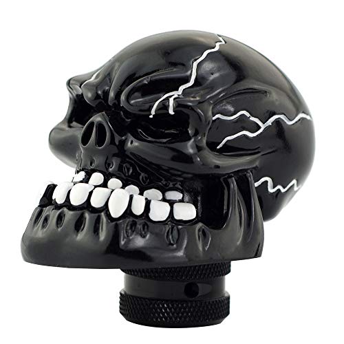 Black Skull Manual Automatic Gear Shift Knobs