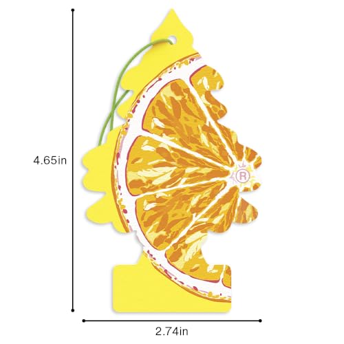 LITTLE TREES Car Air Freshener | Hanging Tree Provides Long Lasting Scent for Auto and Home | 24 Air Fresheners |Sliced