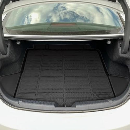 Floor Mats for Chevy Malibu 2016-2025, Custom Fit Chevrolet Malibu LS, RS, LT, Premier, 2023 Malibu Floor Mats, TPE Duty Anti-Slip 1st & 2nd Row & Cargo Liner,Cargo NOT for Hybrid 2017-2024 or Limited - style: 5)2016-2025|Malibu|Floor&Cargo Mats