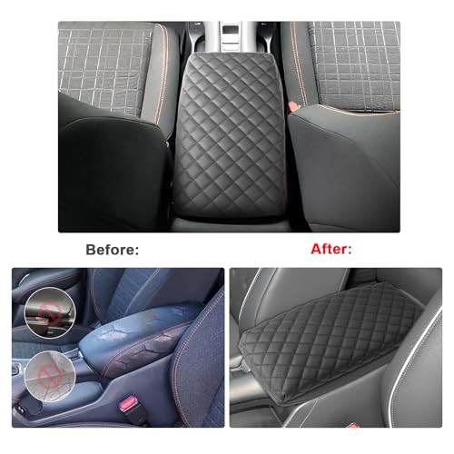 SXCY for 2023-2025 2026 2027 Honda HRV Armrest Cover Pad for 2025 2026 2027 Honda HRV Accessories 2025 2026 2027 HRV Center Console Cover Middle Console Cover w/Soft Cotton Cushion (Added-Pad) - color: 2023-2025 2026 2027 HRV Add Pad