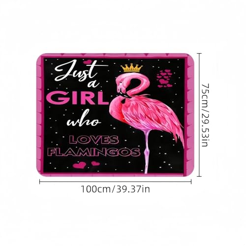 Universal Car Trunk Mat 29" x 39", Pink Flamingos All Weather Trunk Protection Cargo Liner, Durable Cargo Mat Rear Trunk Liner, Stylish Vehicle Interior Accessories Suitable for Most Car Models - color: Pink Flamingos