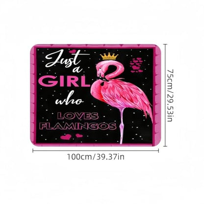 Universal Car Trunk Mat 29" x 39", Pink Flamingos All Weather Trunk Protection Cargo Liner, Durable Cargo Mat Rear Trunk Liner, Stylish Vehicle Interior Accessories Suitable for Most Car Models - color: Pink Flamingos