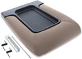 Center Console Lid Replacement Kit for 99-07 Silverado, Avalanche, Suburban, Sierra, Yukon - Replaces OEM 19127364, 19127365, 19127366 (Beige) - color: Beige