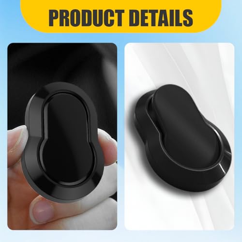 YoRise 2PCS Car Mini Hooks, Carbon Fiber Strong Self-Adhesive Auto Storage Hanging Holder, Multifunctional Car Dashboard Organizer Hook Accessories for Purse, Charging Cable, Key, Mask (Black) - color: Black