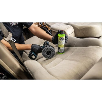 Chemical Guys ACC506 Light Duty Spinner Multi-Surface Drill Brush Attachment (Fits Any Standard Drill - Power Scrubber Removes Stains & Gently Cleans Upholstery, Fabric and Carpet), Gray - style: Light Duty