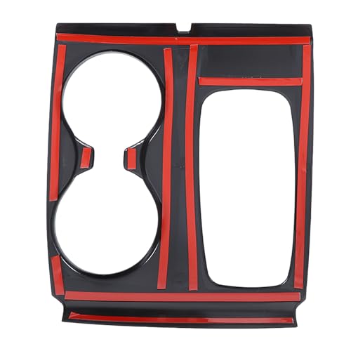 Gear Shift Panel Cover for Honda Pilot 2016-2020/ Honda Ridgeline 2017-2020, Gear Shift Knob Console Panel Trim, ABS Center Console Cup Holder Frame Anti-Scratch Protector Accessories (Matte Black) - color: Matte Black