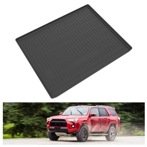 KIWI MASTER Cargo Trunk Mat for 2010-2024 Toyota 4Runner OEM Replacement PT218-89112 All Weather Rear Tray Trunk Liner TPE Slush Mats Black (NO 3rd Row Seats)