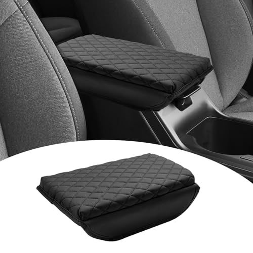 Shademax Custom for 2026 2025 Kia K4 Center Console Cover, Armrest Cover for K4 EX/LX/GT-Line/GT-Line Turbo Arm Rest Cushion Pad K4 Accessories 2025 Leather Middle Console Cover Armrest Box Protector - size: Size for Kia K4 2025-2026