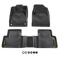 PIT66 Floor Mats Cargo Liners Compatible with Honda Civic Coupe Sedan 4-Door 2016-2021, Fit Civic Hatchback 2017-2021, Fit Honda Insight 2016-2021 (Heavy Duty) TPE 3-Piece,Front & 2nd Row Liner - size: Fit Honda Civic/Insight 2016-2021 | 3PCS