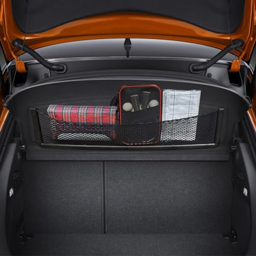 ABS Plastic Frame Automotive Cargo Nets Car Net Pocket Phone Car Mesh Net Holder RV Storage Boat Cargo Pocket Organizer Framed Mesh Net Pocket with Screws for Auto RV Net(2, 32 x 8 Inch) - size: 32 x 8 Inch