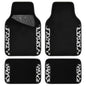 CAR PASS Bling Cow Car Mats Rhinestones Diamond Waterproof Floor Mat Crystal Sparkly Shining Glitter Carpet Anti-Slip PVC Heel Pad, Universal Fit Automotive SUV,Sedan,4pcs Girly Women, Cow Diamond - color: Cow