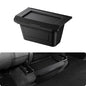 BASENOR Tesla Model Y Juniper Rear Center Console Organizer, TPE Dustproof Trash Can with Anti-Slip Lid, Garbage Bin Backseat Storage Box for 2025 2026 Model Y